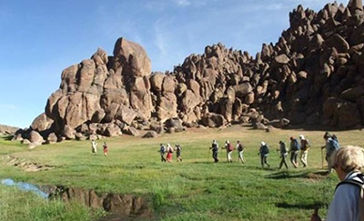 randonnée dans djebel Siroua Maroc